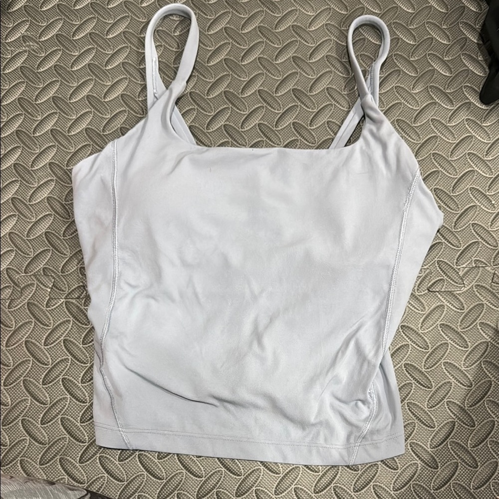 Lululemon Athletica Light Gray Tank Top